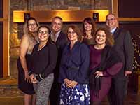 UNR staff strikes a pose at the awards dinner